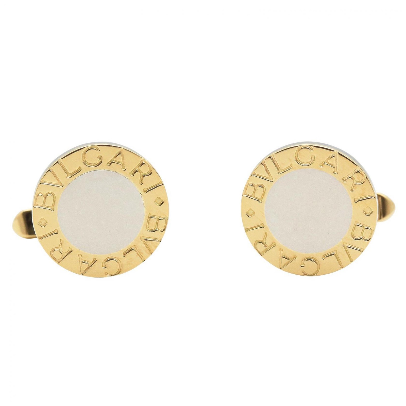 Bvlgari Cufflinks 18kyg Yellow Gold 273195b13b